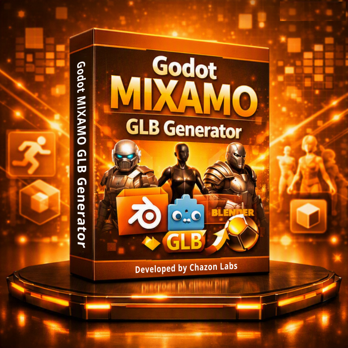 Godot Mixamo GLB Generator Thumbnail